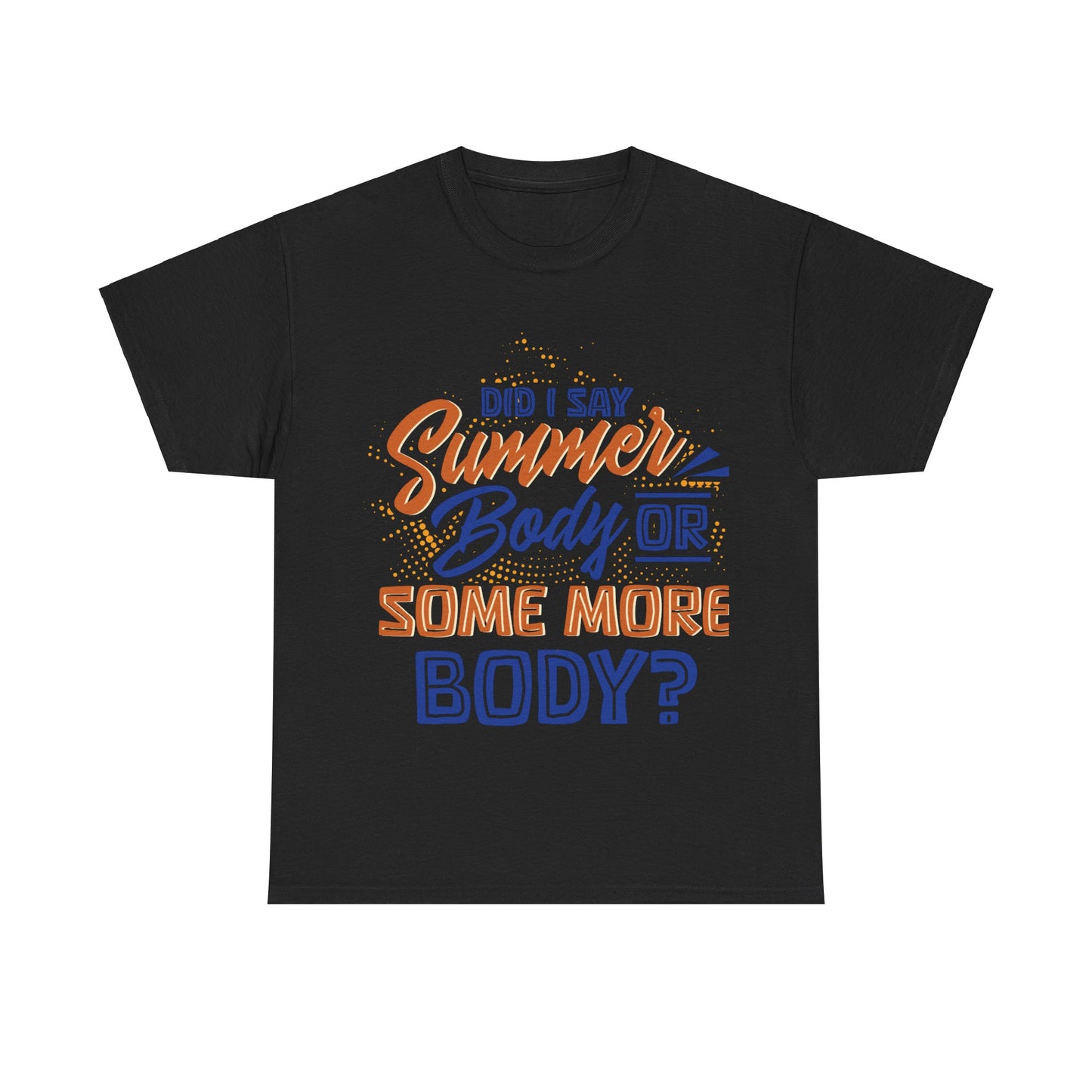 Unisex Heavy Cotton Summer Body Tee (+Size)