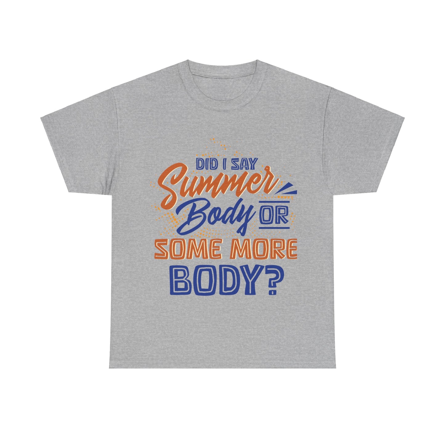 Unisex Heavy Cotton Summer Body Tee