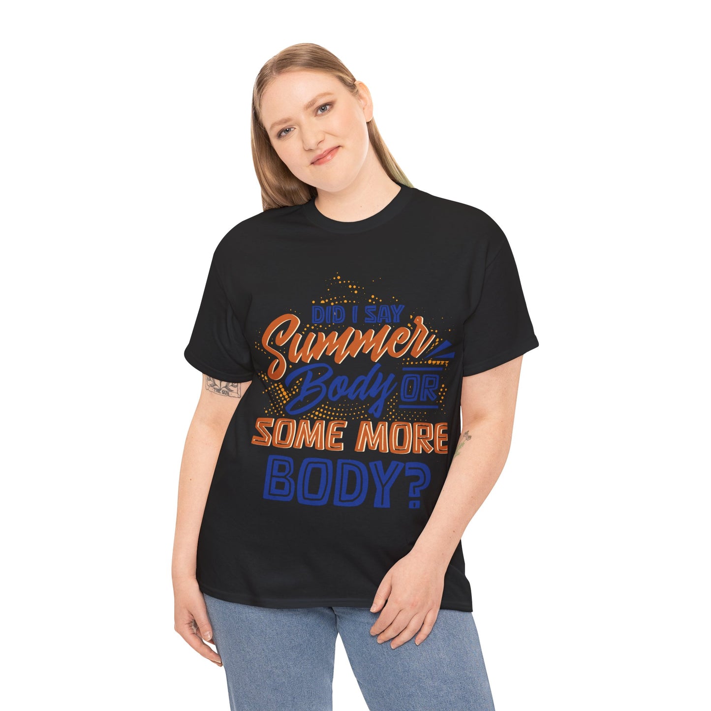 Unisex Heavy Cotton Summer Body Tee (+Size)