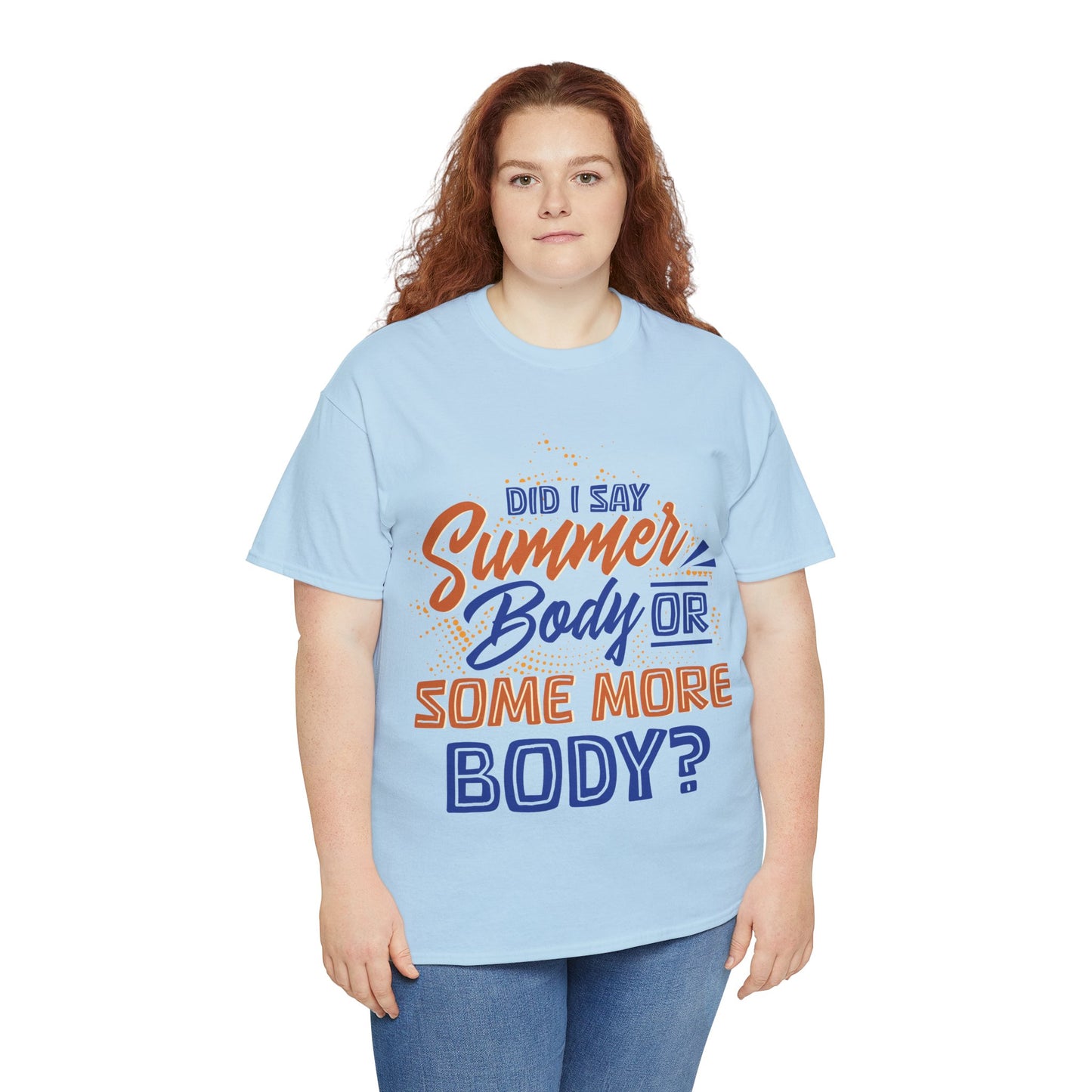 Unisex Heavy Cotton Summer Body Tee