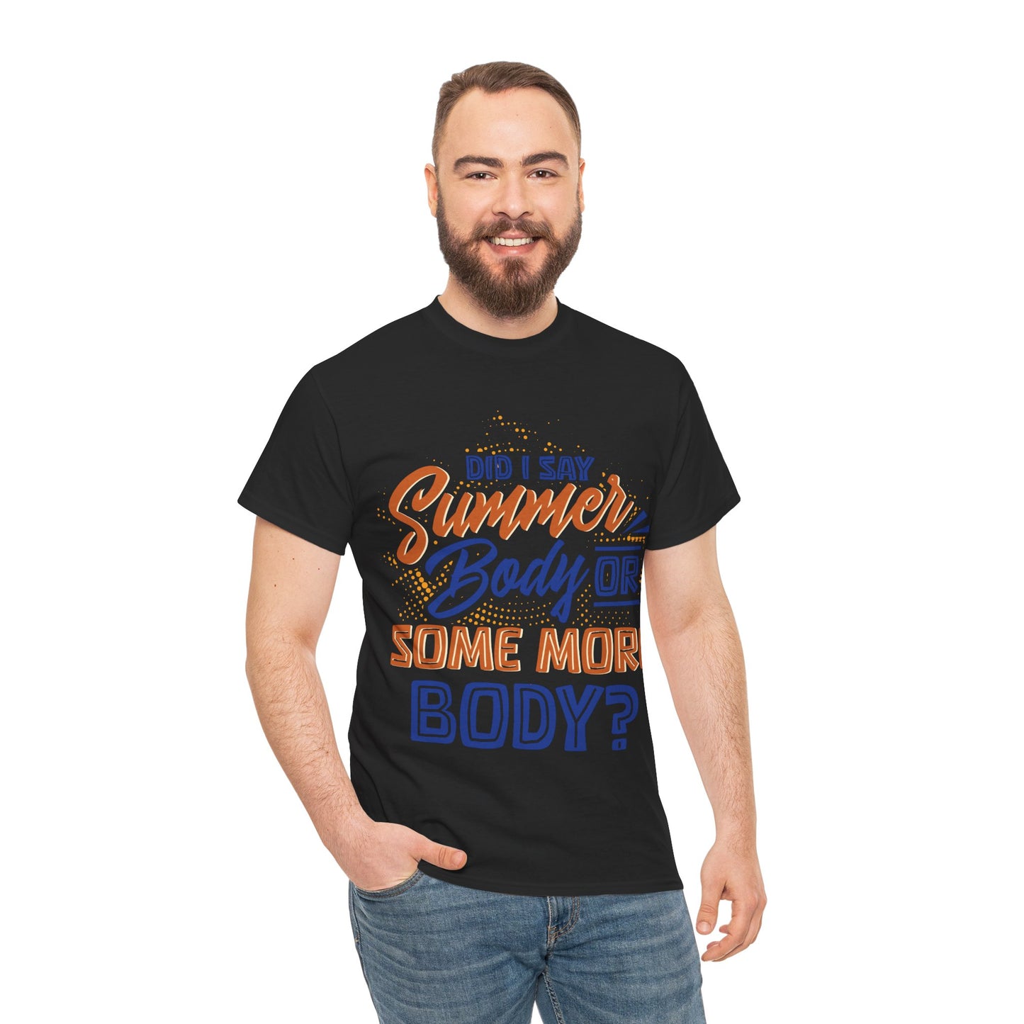 Unisex Heavy Cotton Summer Body Tee (+Size)