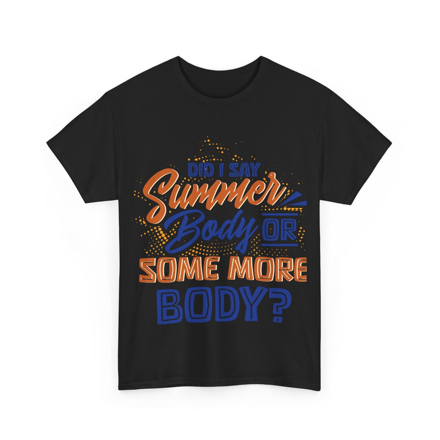 Unisex Heavy Cotton Summer Body Tee (+Size)