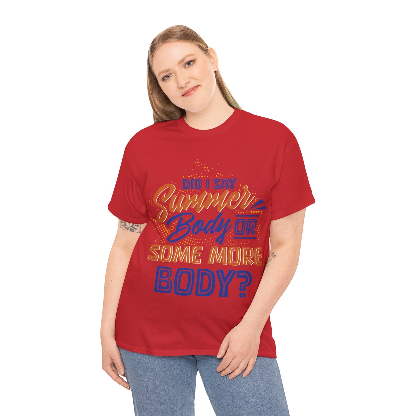 Unisex Heavy Cotton Summer Body Tee (+Size)
