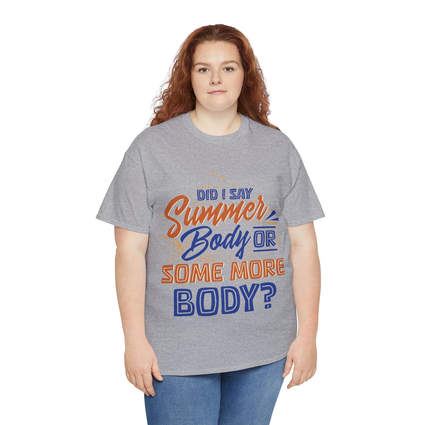 Unisex Heavy Cotton Summer Body Tee