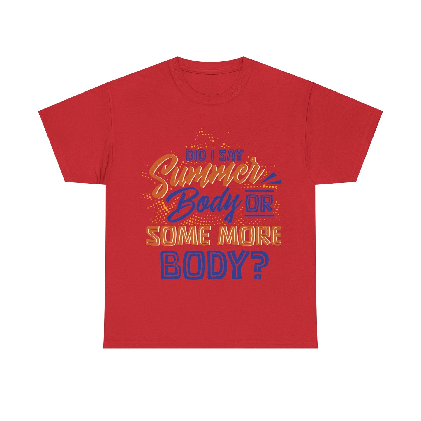 Unisex Heavy Cotton Summer Body Tee