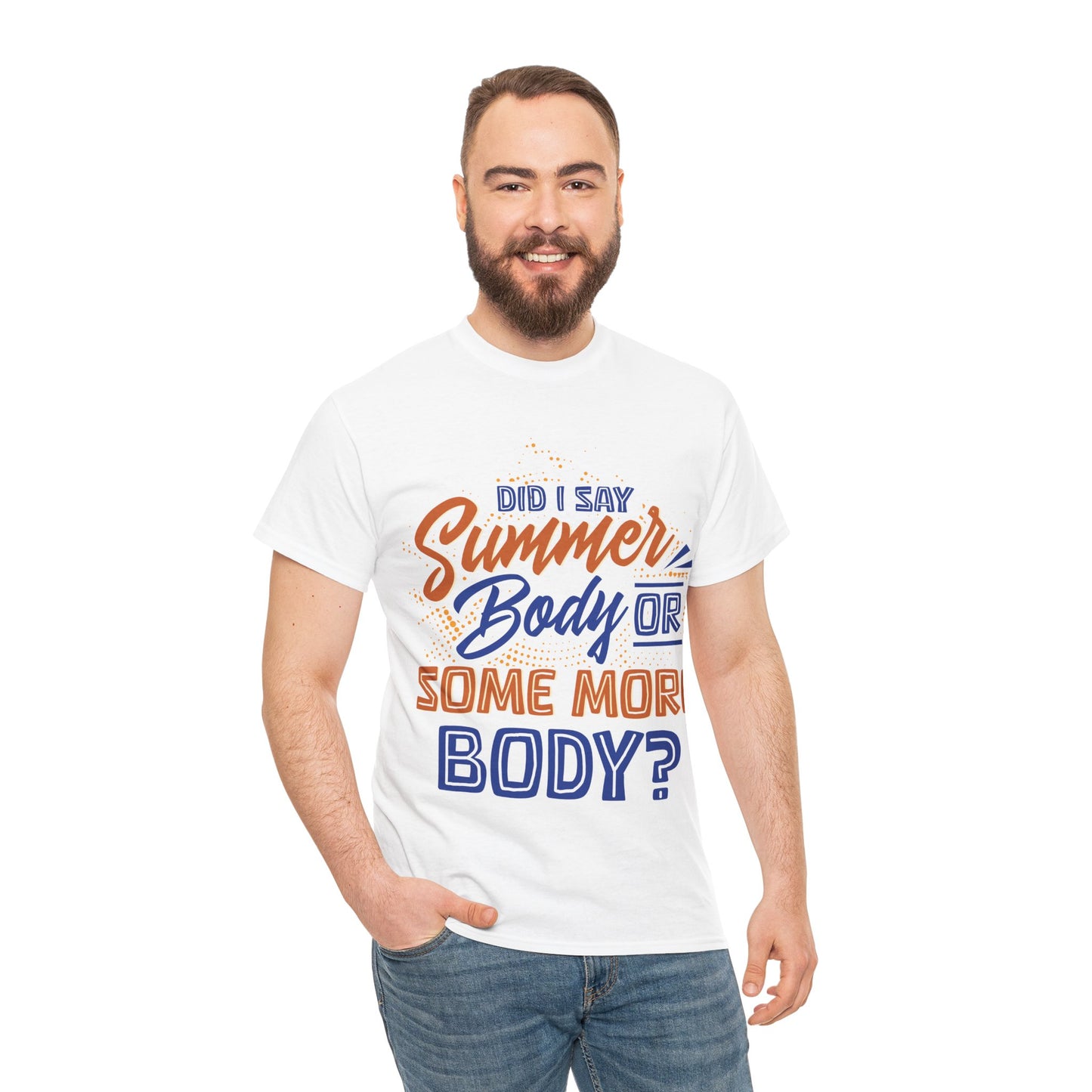 Unisex Heavy Cotton Summer Body Tee (+Size)
