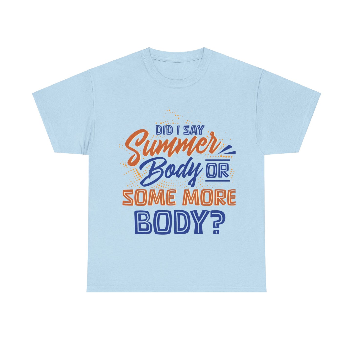 Unisex Heavy Cotton Summer Body Tee (+Size)